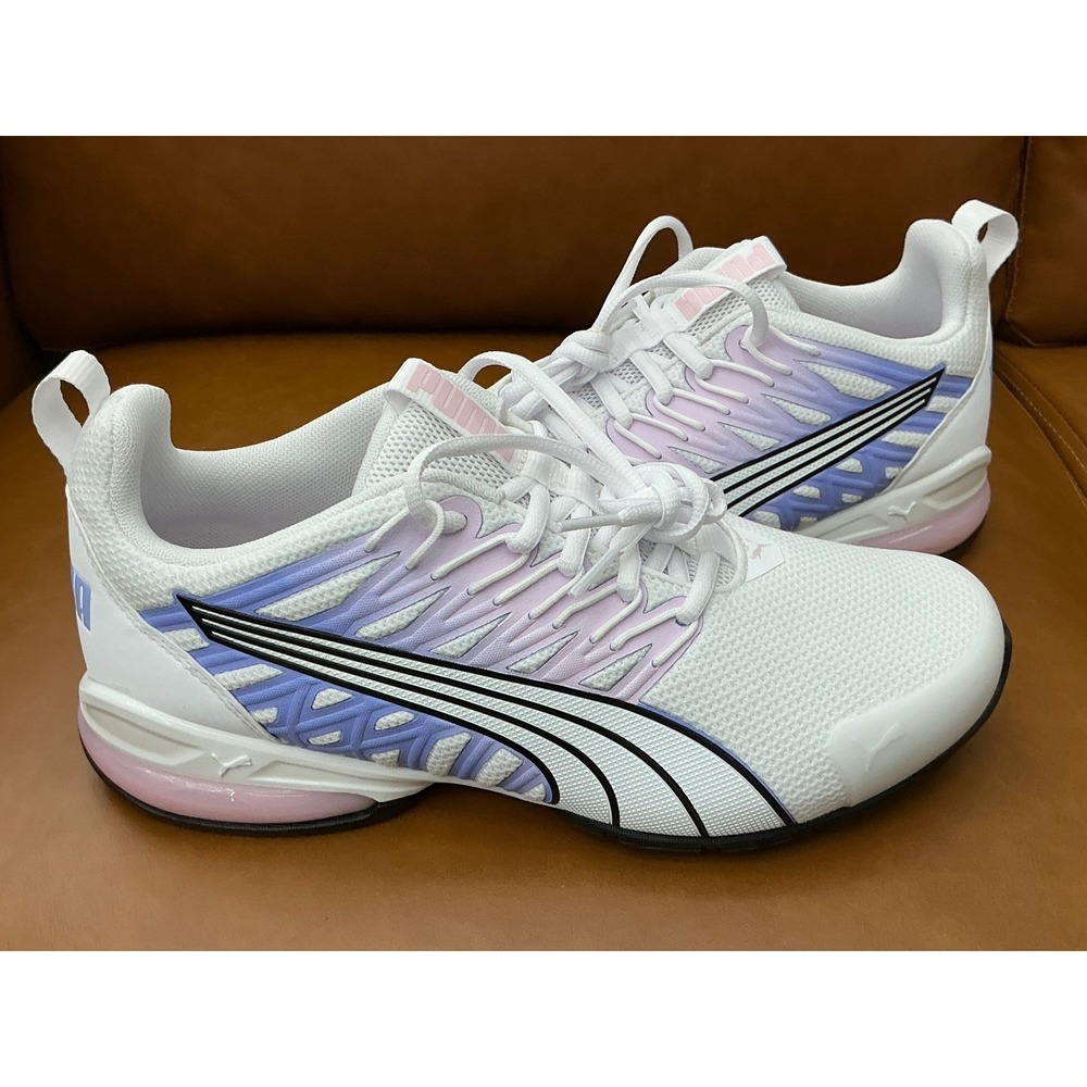 Puma Voltaic Evo Sneakers Womens 9 White Pink Lavender